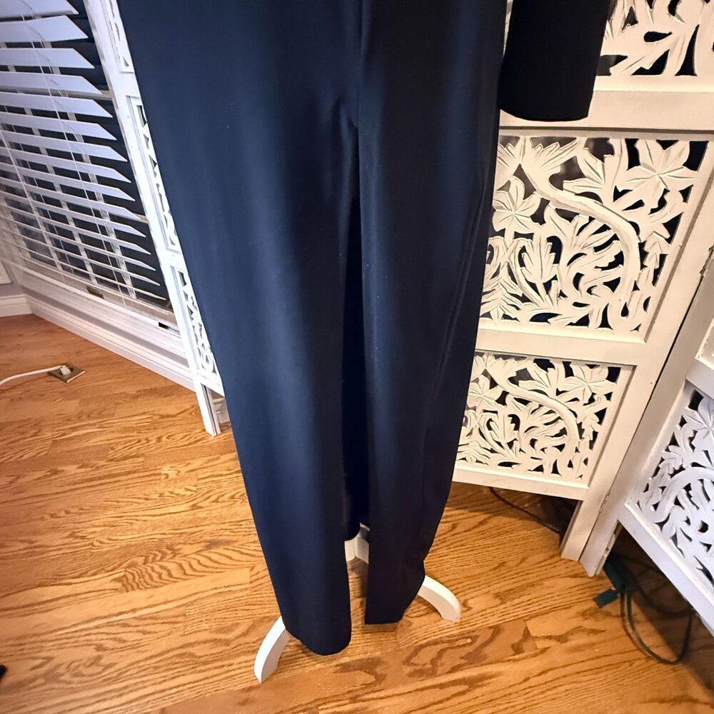 NWT Susana Monaco Black long dress with Slit - Picture 4 of 7
